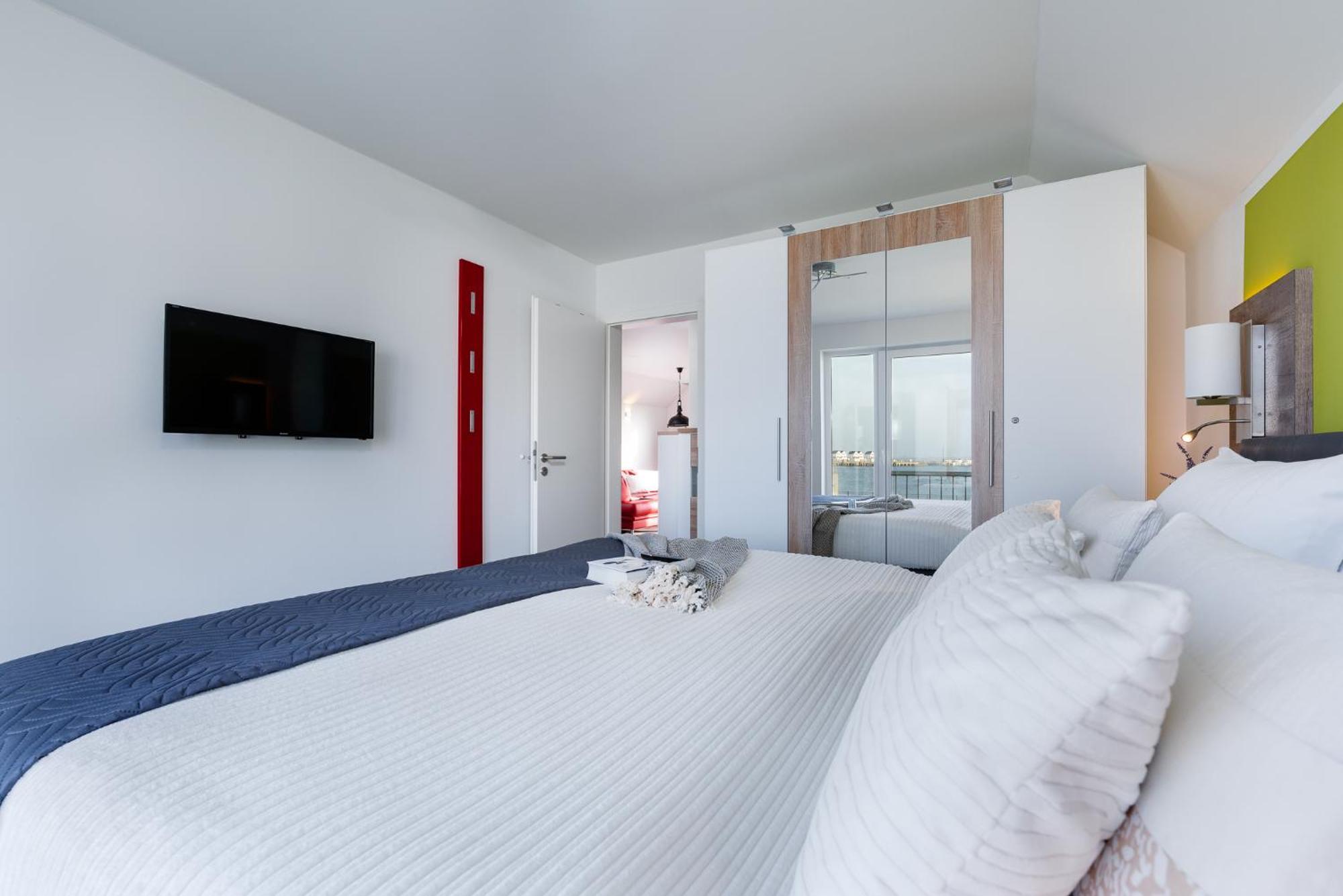 Fewo Kapitaen James Cook By Seeblick Ferien Oro, Wasserbett, E-Ladesaeule, Olpenitz Bagian luar foto