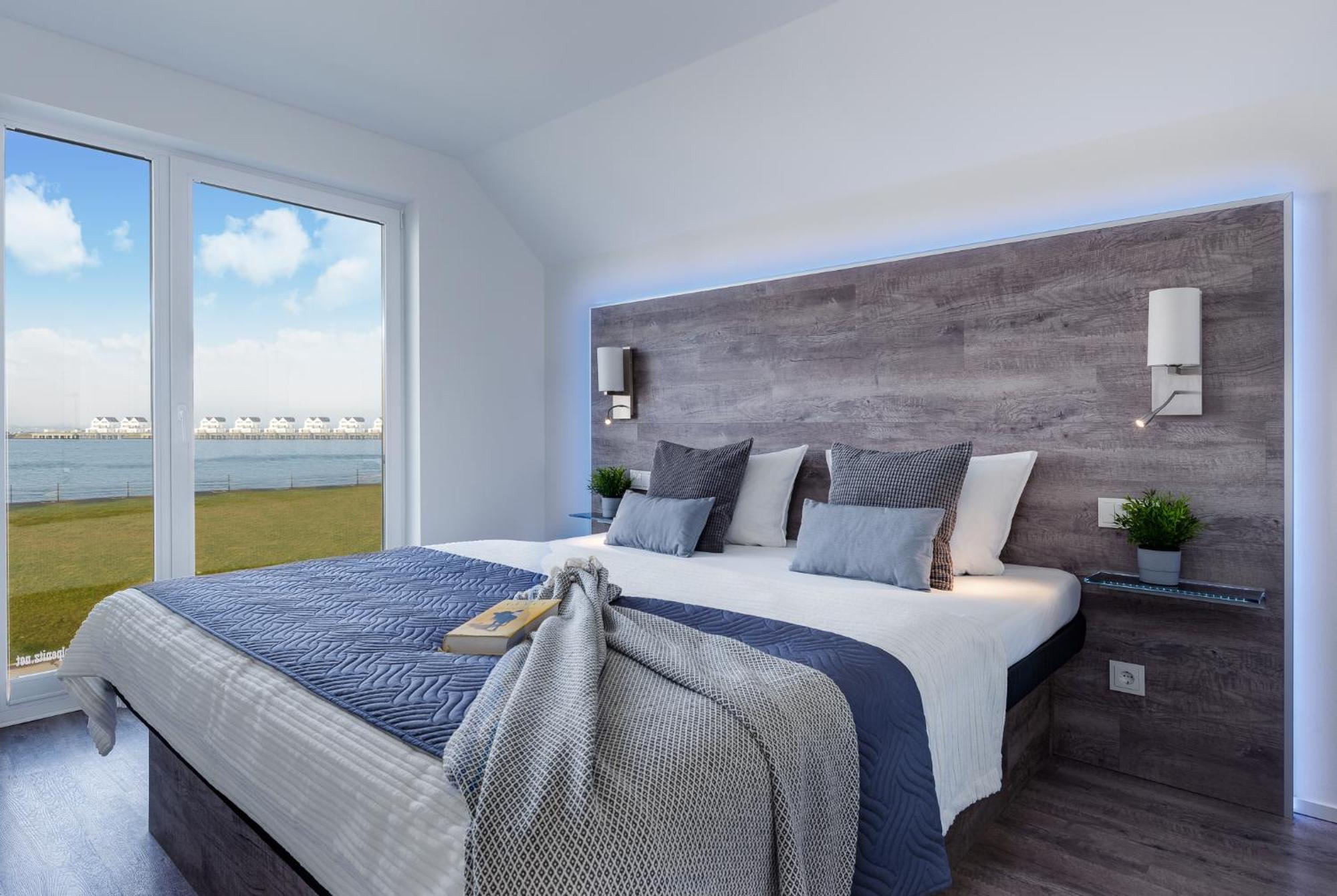 Fewo Kapitaen James Cook By Seeblick Ferien Oro, Wasserbett, E-Ladesaeule, Olpenitz Bagian luar foto
